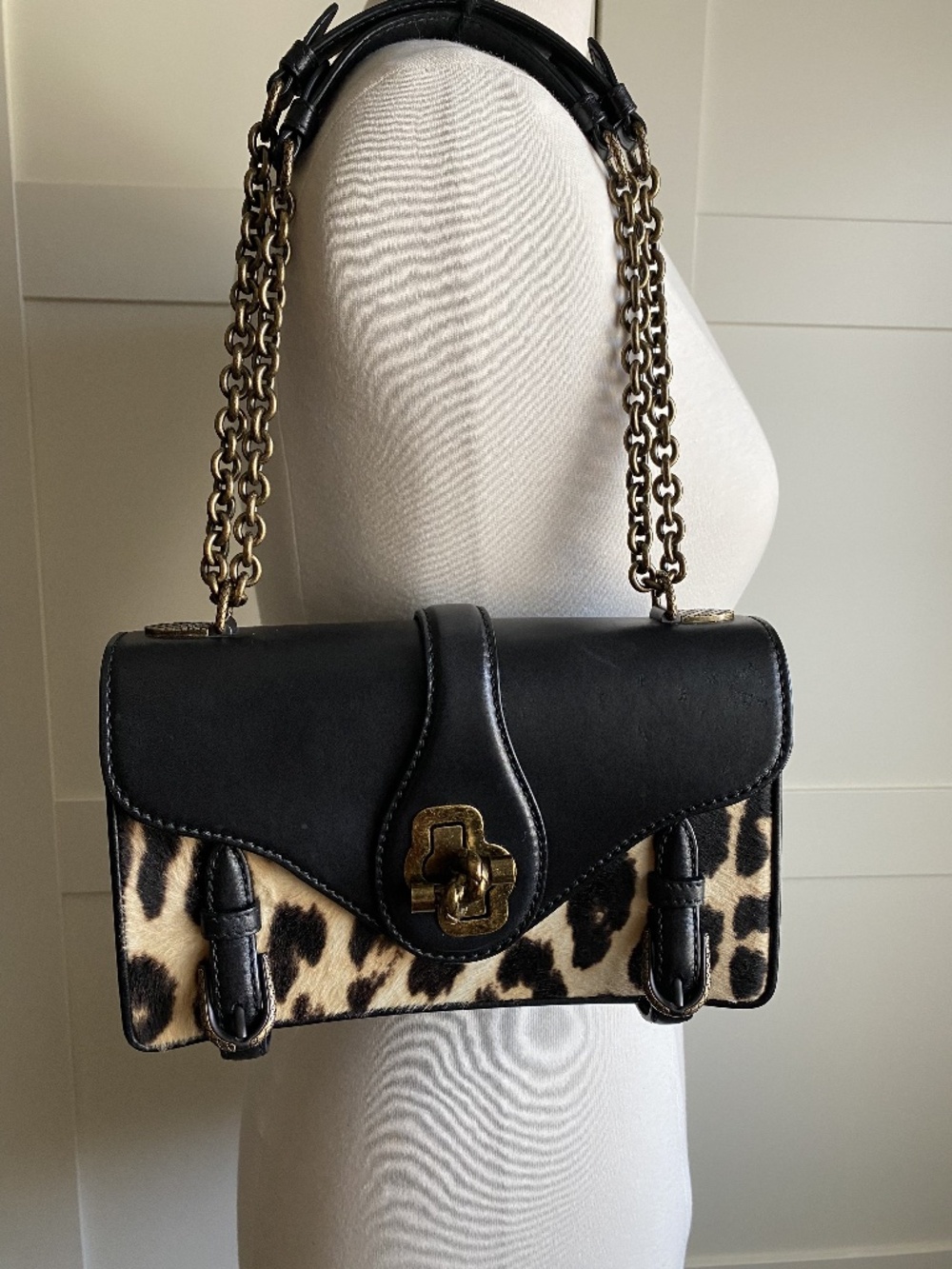Bottega Veneta City Knot limited edition 50th anniversary pony hair and leather